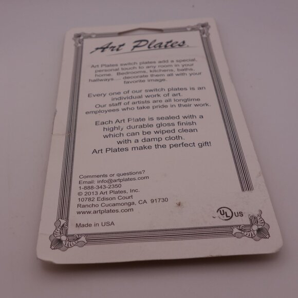 Art Plates Switchplate Single-gang Light Cover feat Tom Thomson's The Jack Pine - Picture 8 of 14